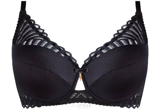 Dua full cup biustonosz usztywniany Unikat czarny