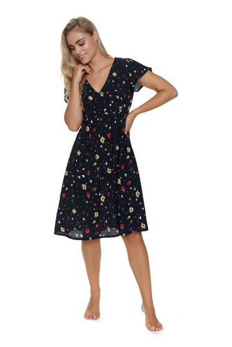 5136 Koszula Nocna do karmienia Doctor Nap - folk flowers