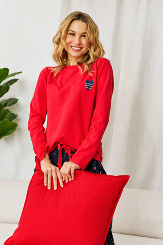 7130 Piżama Damska Doctor Nap - hearts