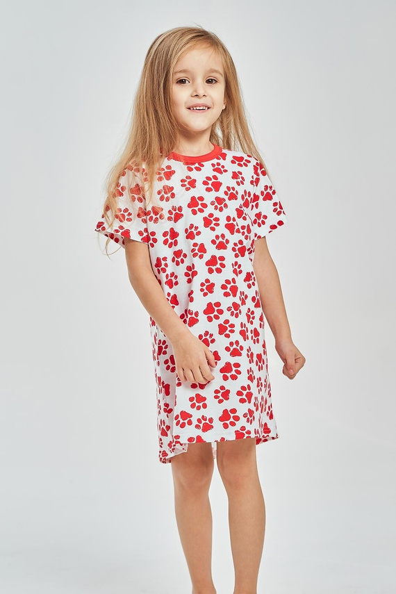 Koszula dziewczęca Taro 3549 Nela czerwona 100% bawełna