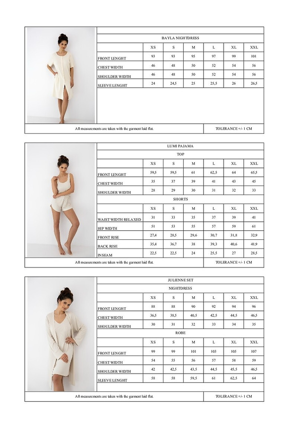 Komplet Julienne Sensis beżowy – koszula + szlafrok z wiskozy