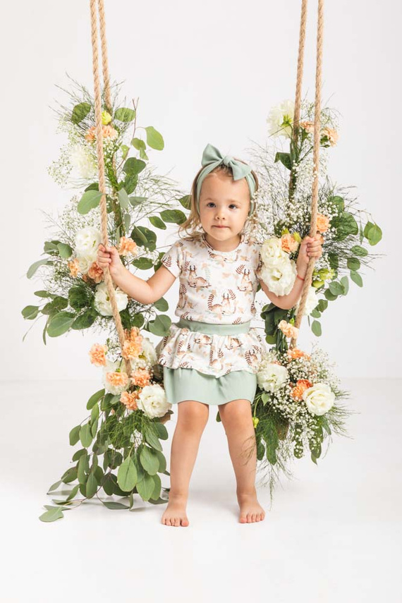 187173 Spódniczka bawełniana "Bibi" Nicol - mięta