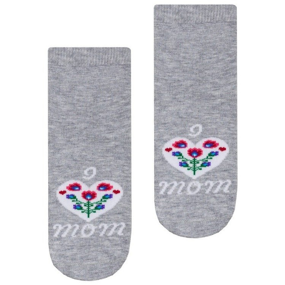 art.138 Skarpety Cotton Candy Folk Steven niebieski jasny melanż 097