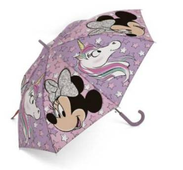 5242 Parasolka dla dzieci Myszka Mini Minnie Mouse parasol Setino unicorn gwiazdki różowy