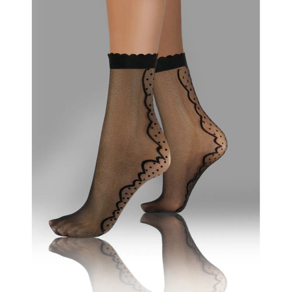 Skarpetki damskie Sesto Senso wzór 011 kropki