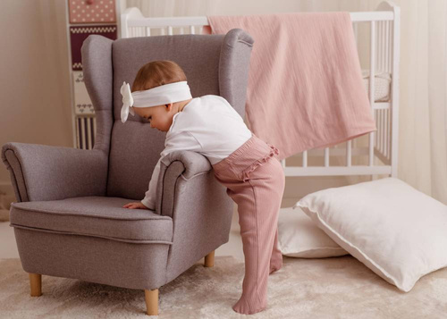 Basic Półśpiochy bawełniane Koala - różowy