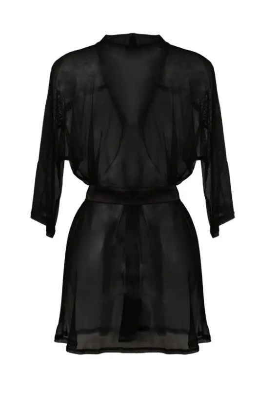 Costance Podomka Szlafrok Damski Dkaren - czarny