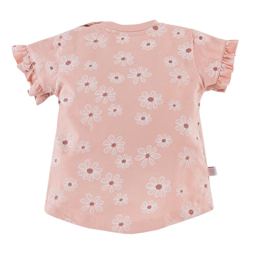 Daisy T-shirt dla dziewczynki Eevi - jasny róż
