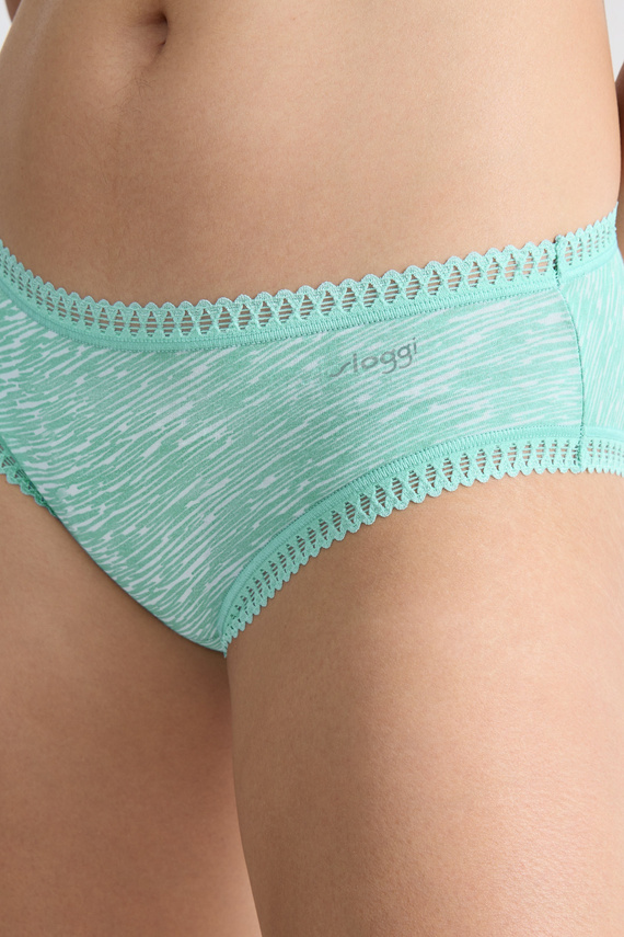 GO Crush C3P Hipster Damskie 3-pak Sloggi - V007 turkusowe