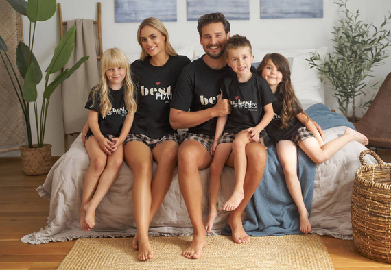 5343 "The best" Piżama dziecięca Unisex Doctor Nap - black