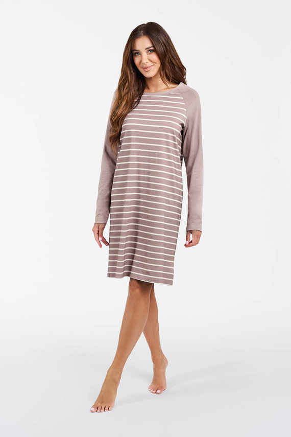 Oda koszula nocna Italian Fashion - druk cappuccino