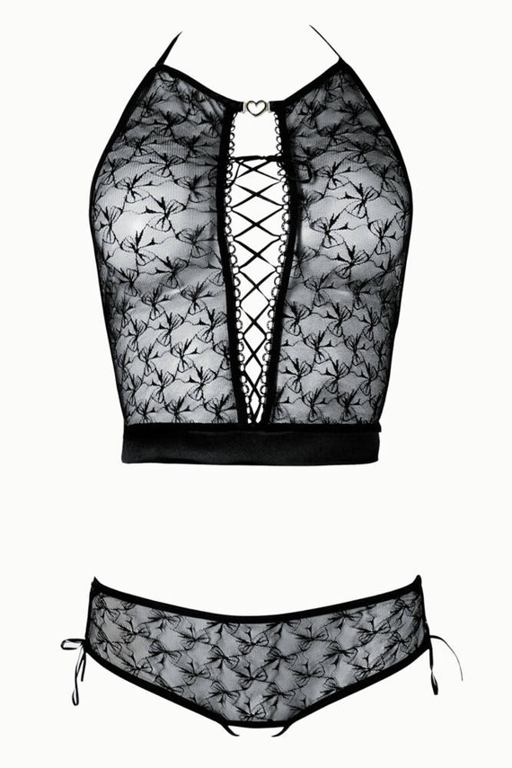 Cristal komplet damski Anais - czarny