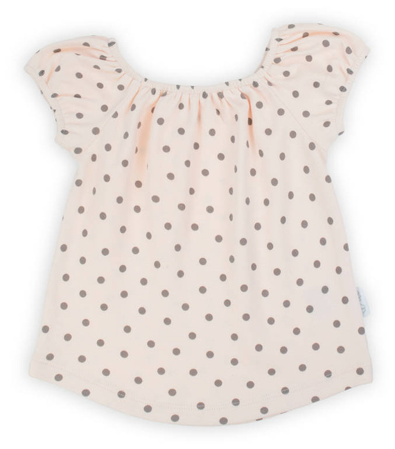 192139 Bluzka bawełniana z krótkim rękawem "Sara" Nicol - jasny łosoś