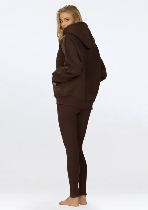 Oseye Dresowy komplet damski Dkaren - czekoladowy