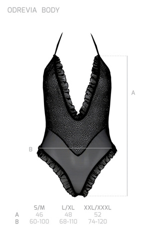 Odrevia Body damskie Avanua czarny