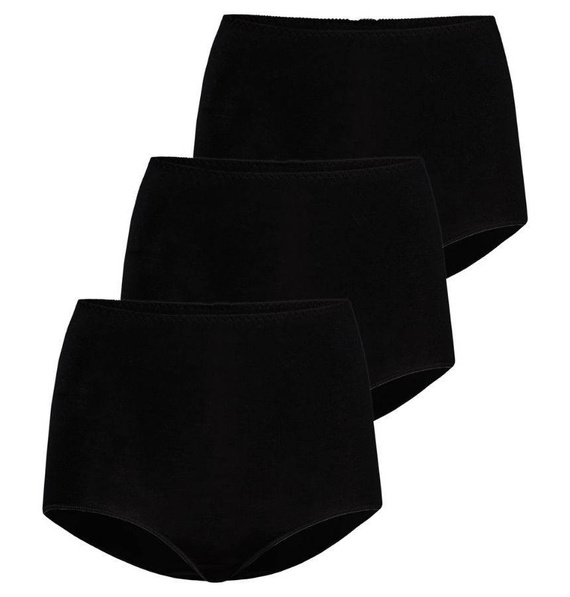 148-3 Classico Wielopak figi z wysokim stanem Teyli - czarny