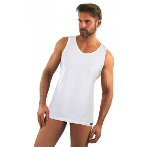 Anaconda Podkoszulek bawełniany męski Sesto Senso- biały