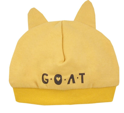 Mountains Czapka niemowlęca z uszkami Koala- żółty