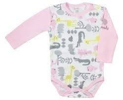 Body niemowlęce "Zwierzyniec" Koala- różowy