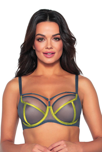 1923/1 Miękki Biustonosz Maxi Ava - grafitowy