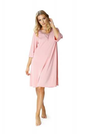 86400 Elena koszula nocna damska Mewa ciemny różowy