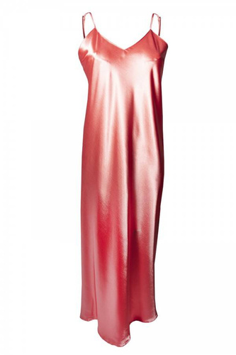 Iga Halka satynowa koszulka damska DKaren - puder