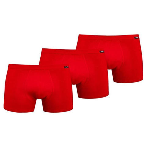 801-3 Levi Bokserki męskie 3- PAK Teyli - czerwony