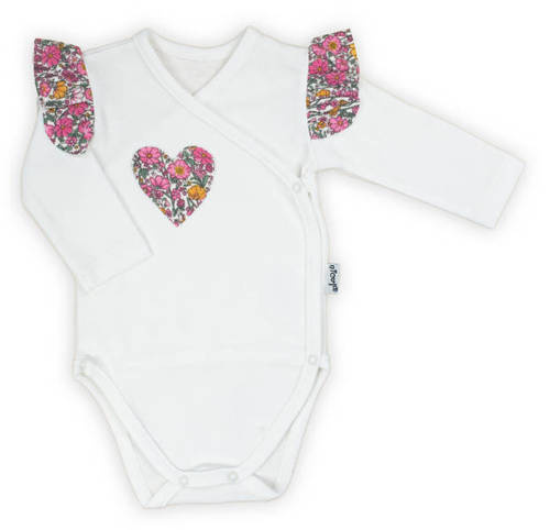 193098 Lea Kopertowe Body z długim rękawem Nicol - serce