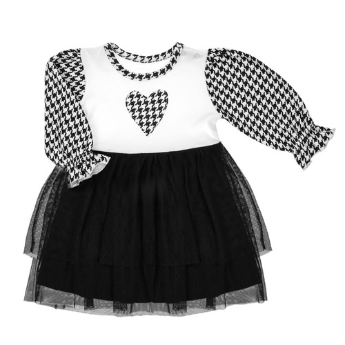 198172 Viki Sukienka z długim rękawem Nicol