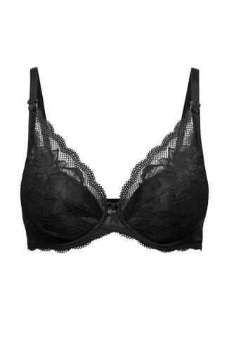 BS-1200 Vika  Biustonosz Push- up Gaia -czarny