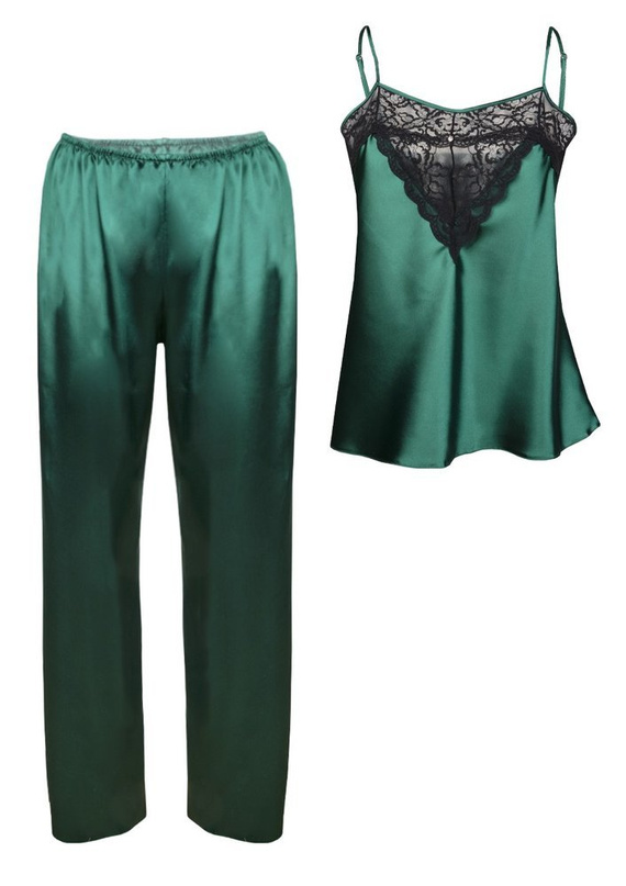 Sadie Komplet Damski Piżama DKaren - zielony