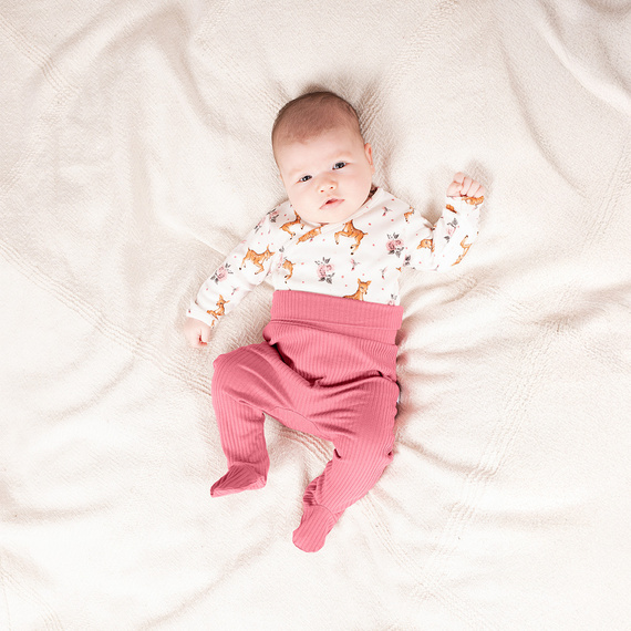 216010 Lala Półśpioch niemowlęcy Nicol  – bawełna prążkowana z elastanem