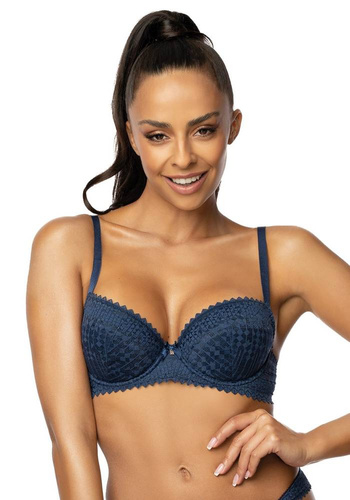 M-3633/11 Maddie Biustonosz Push-up Mat granatowy