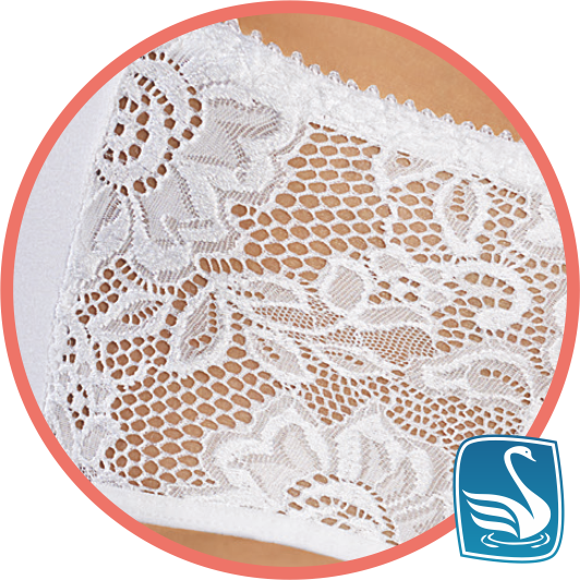 100 Figi Damskie Gabidar - biały