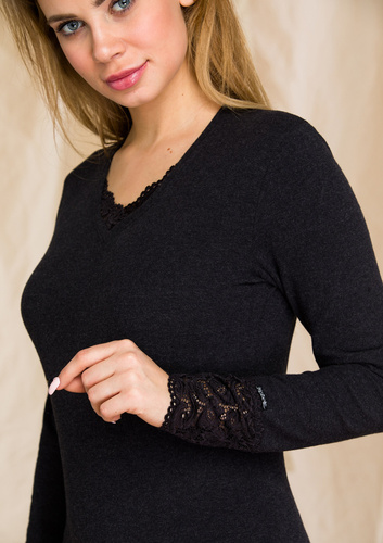 LVB 729 Body Damskie Key czarny