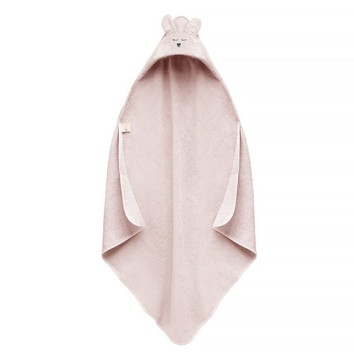 Ręcznik bambusowy z uszami Yosoy - pudrowy róż