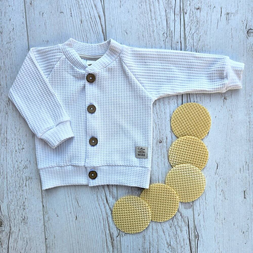 11249W "Natural Waffel" Bluza Makoma white