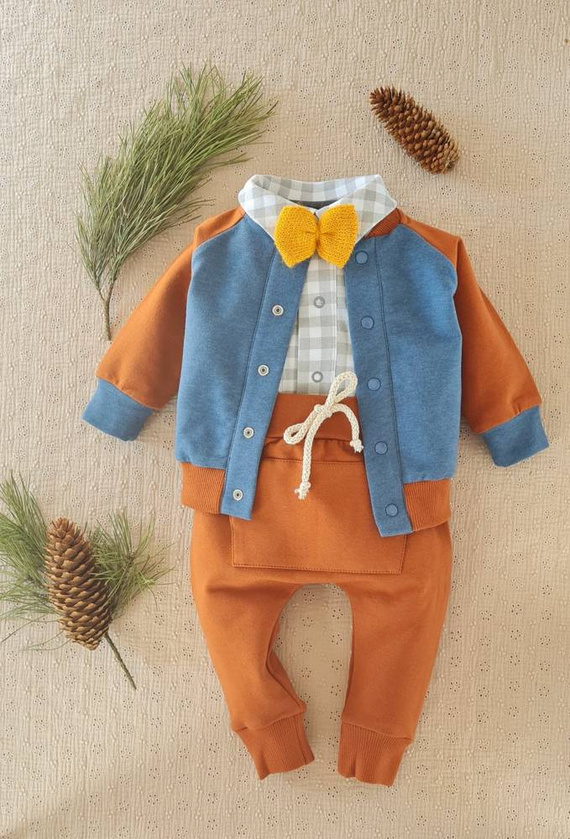 2817 Jack Bluza dresowa Marija - brąz/turkus