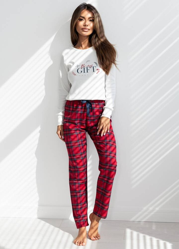 Maribel Piżama damska Interlock  Sensis - śmietankowy