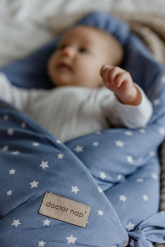 4460 Doctor Nap rożek niemowlęcy bawełniany dwustronny