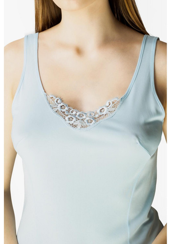 4127 Amelia halka koszula nocna damska Mewa niebieski