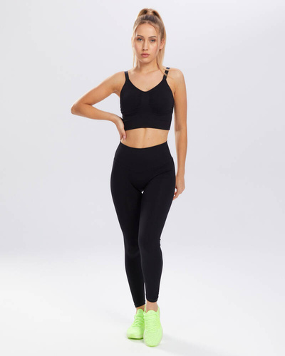 Flex biustonosz sportowy Spaio black 