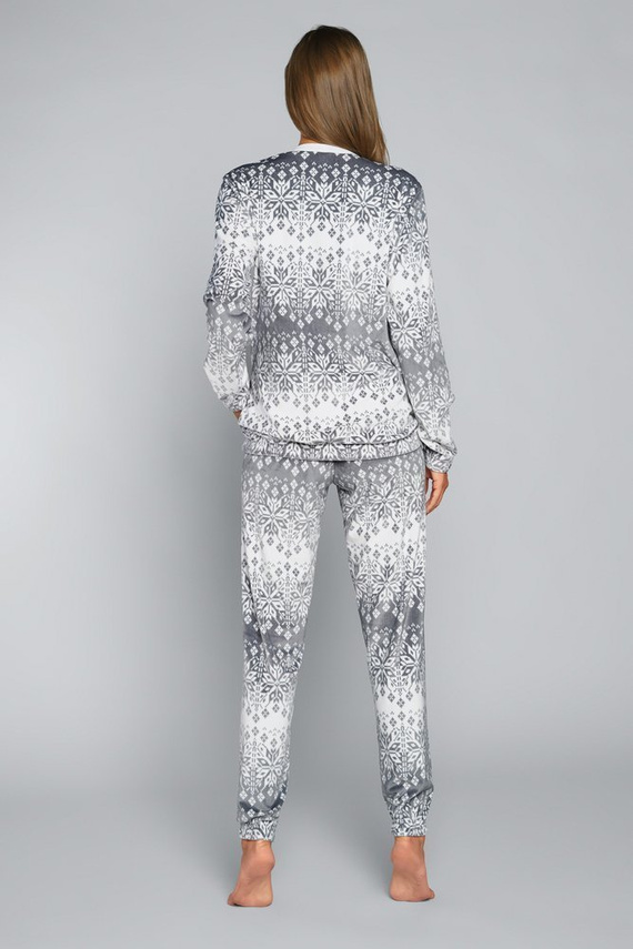 Snow Polarowy Komplet Damski Italian Fashion - szary 