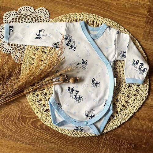 BD14526 Piesek Body kopertowe z długim rękawem Mamatti