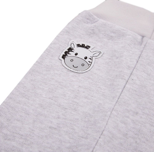 Spodnie dresowe "Baby Love" Ewa Klucze- szary