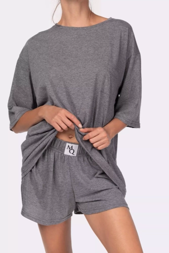 Joy shortsleeve Piżama damska Mona melange