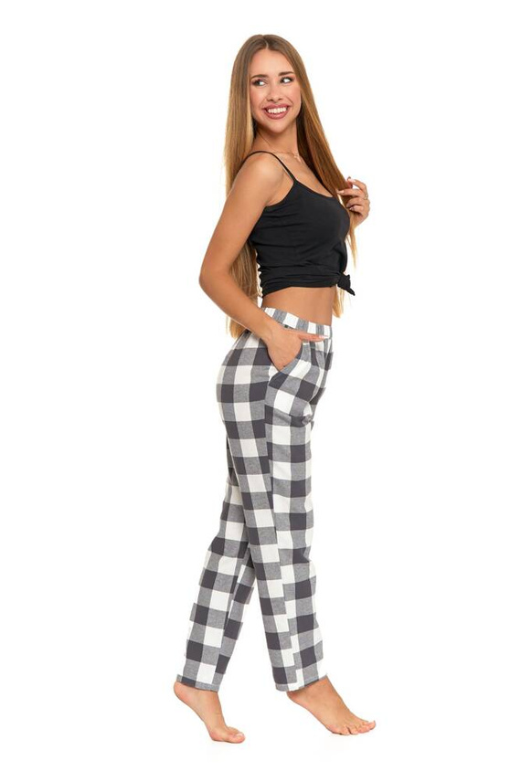 PDS3000-001 Spodnie piżamowe damskie Moraj - czarny