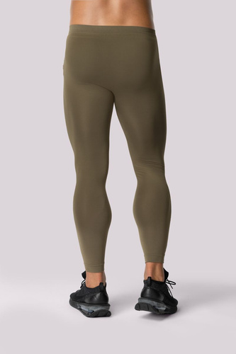 Alpha Legginsy termoaktywne męskie Spaio forest green