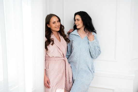 Arena Szlafrok damski Italian Fashion - niebieski