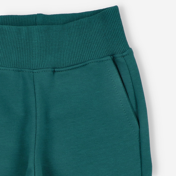 KAR-0042/BUT Spodnie dresowe bojówki dla chłopca Lagarto Verde butelkowy zielony